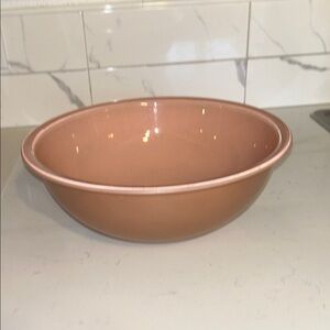 Pyrex #326  Mixing Bowl great condition peach two tone